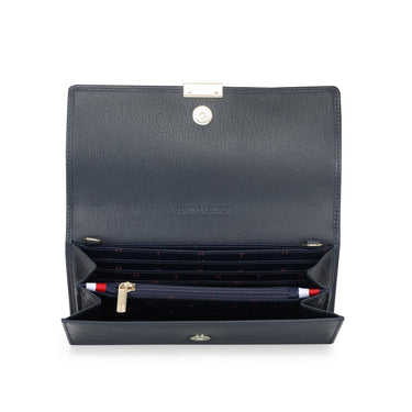 Tommy Hilfiger Teresa Women's Flap Wallet With Sling Navy