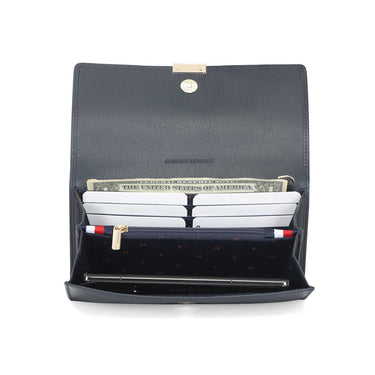 Tommy Hilfiger Teresa Women's Flap Wallet With Sling Navy