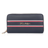Tommy Hilfiger Greta Womens Leather Small Wallet Navy