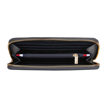 Tommy Hilfiger Greta Womens Leather Small Wallet Navy