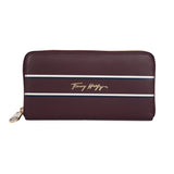Tommy Hilfiger Greta Womens Leather Small Wallet Wine