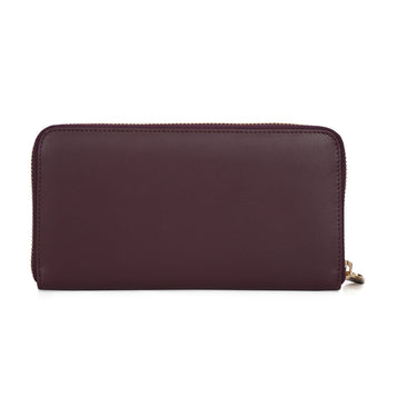 Tommy Hilfiger Greta Womens Leather Small Wallet Wine