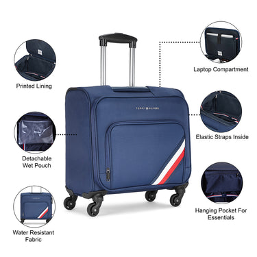 Tommy Hilfiger Roosevelt Unisex Overnighter Soft Luggage Navy
