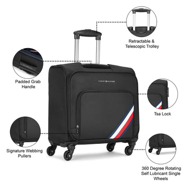 Tommy Hilfiger Roosevelt Unisex Overnighter Soft Luggage black