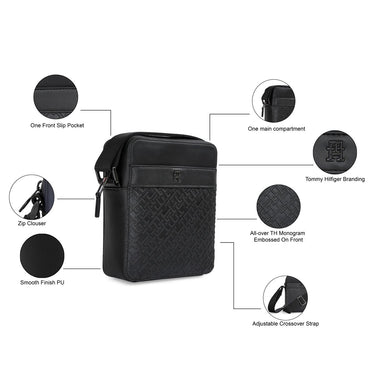 Tommy Hilfiger Guarda Men's Cross Body Black