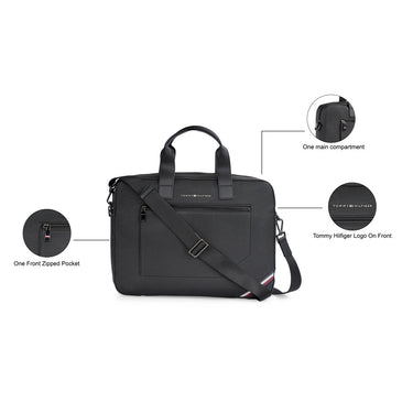 Tommy Hilfiger Salavat Laptop Backpack Black