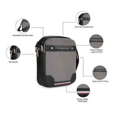 Tommy Hilfiger Amadora Crossbody Shady Stone