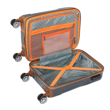 The Vertical Griffin Unisex Hard Luggage Gray