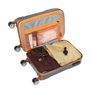 The Vertical Griffin Unisex Hard Luggage Gray