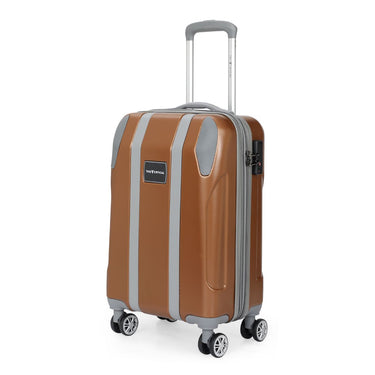 The Vertical Griffin Unisex Hard Luggage Tan