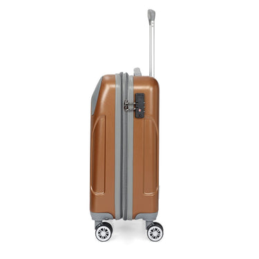 The Vertical Griffin Unisex Hard Luggage Tan