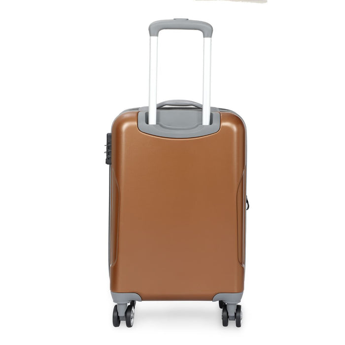 The Vertical Griffin Unisex Hard Luggage Tan