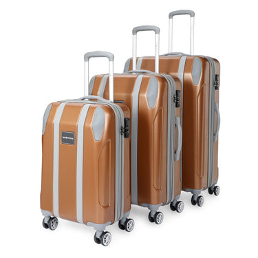The Vertical Griffin Unisex Hard Luggage Tan