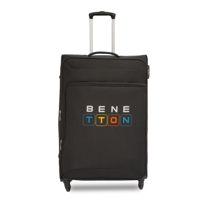 United Colors of Benetton Macau Soft Luggage Black Cargo
