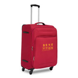 United Colors of Benetton Macau Soft Luggage Red Mid