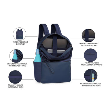 Tommy Hilfiger Jaxon Laptop Backpack Navy