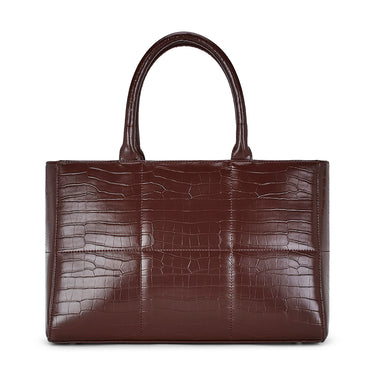 United Colors of Benetton Viola Woman's PU Tote-Brown