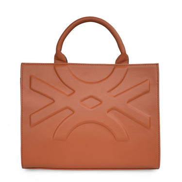 United Colors of Benetton Isabella Women's PU Shopper Tote tan