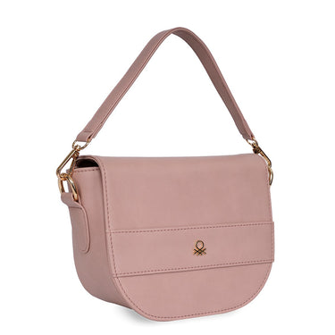 United Colors of Benetton Francesca Woman's PU Sling Black Lilac