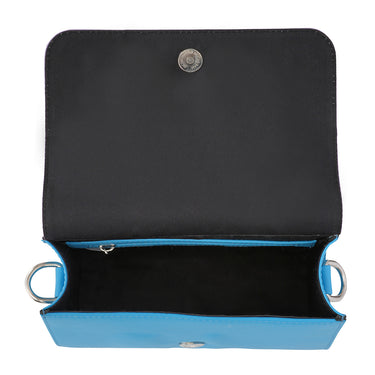 United Colors of Benetton Giana Woman's PU Shoulder Bag Aqua