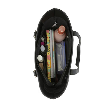 United Colors of Benetton Delphine Woman's PU Tote Black