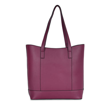 United Colors of Benetton Delphine Woman's PU Tote Burgundy