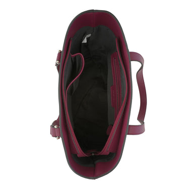 United Colors of Benetton Delphine Woman's PU Tote Burgundy