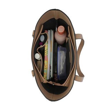 United Colors of Benetton Delphine Woman's PU Tote Cream