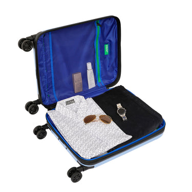 United Colors of Benetton Ryzen Hard Luggage Blue