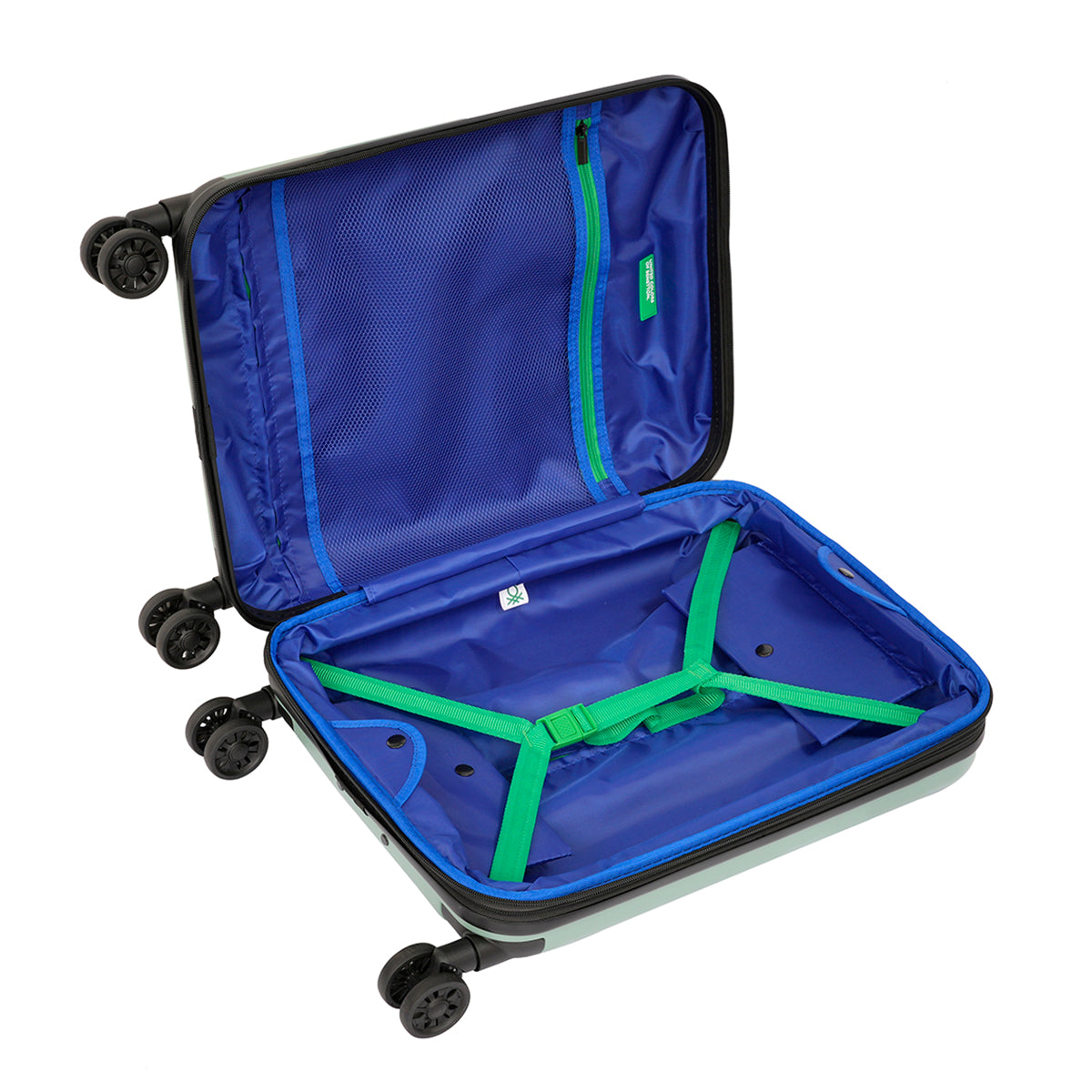 United Colors of Benetton Ryzen Hard Luggage Green