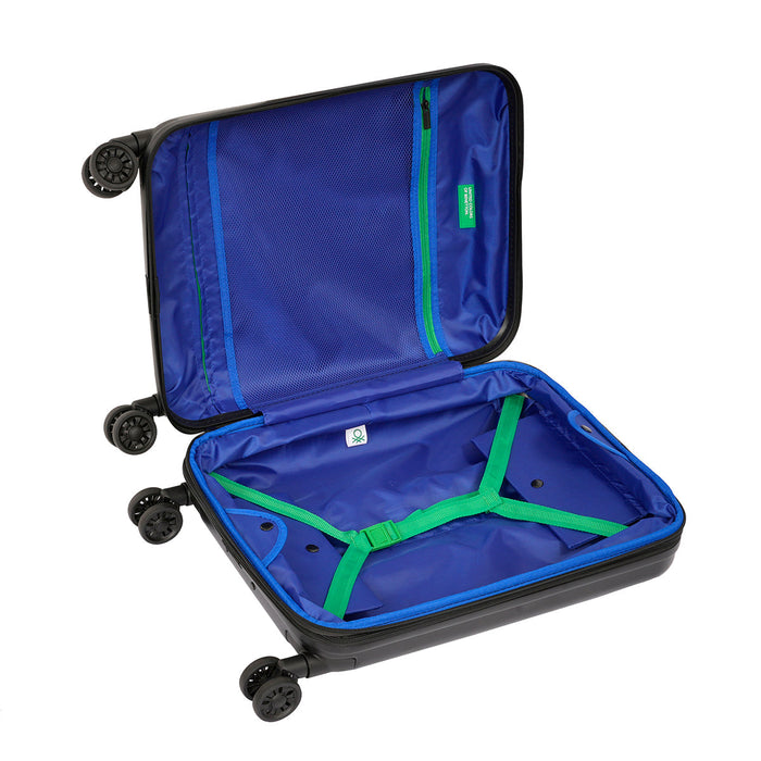 United Colors of Benetton Ryzen Hard Luggage Black