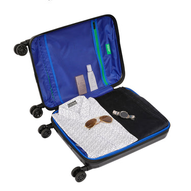 United Colors of Benetton Ryzen Hard Luggage Black