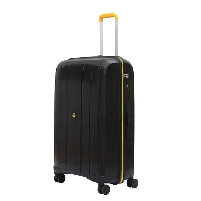 United Colors Of Benetton Wayfarer Hard Luggage Black