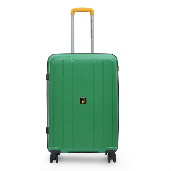 United Colors Of Benetton Wayfarer Hard Luggage Green Mid