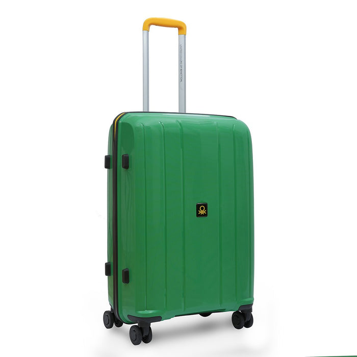 United Colors Of Benetton Wayfarer Hard Luggage Green Mid