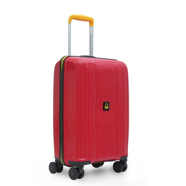 United Colors Of Benetton Wayfarer Hard Luggage Red Cabin