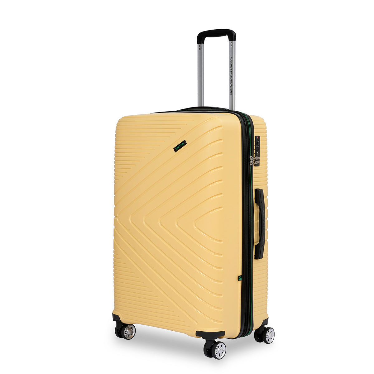 United Colors of Benetton Jasper Hard Luggage yellow