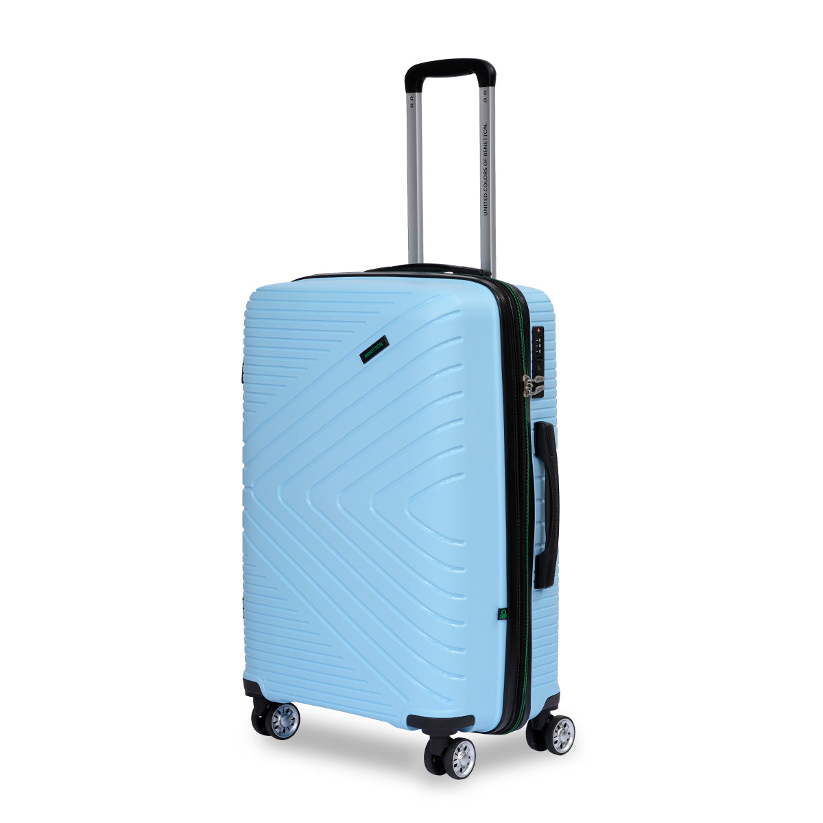 United Colors of Benetton Jasper Hard Luggage Blue
