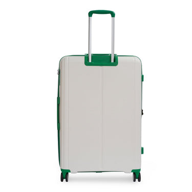 United Colors of Benetton Emerald Hard Luggage white