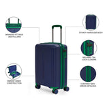 United Colors of Benetton Emerald Hard Luggage