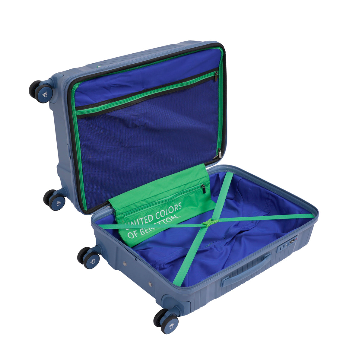 United Colors of Benetton Galaxy Hard Luggage Element Blue