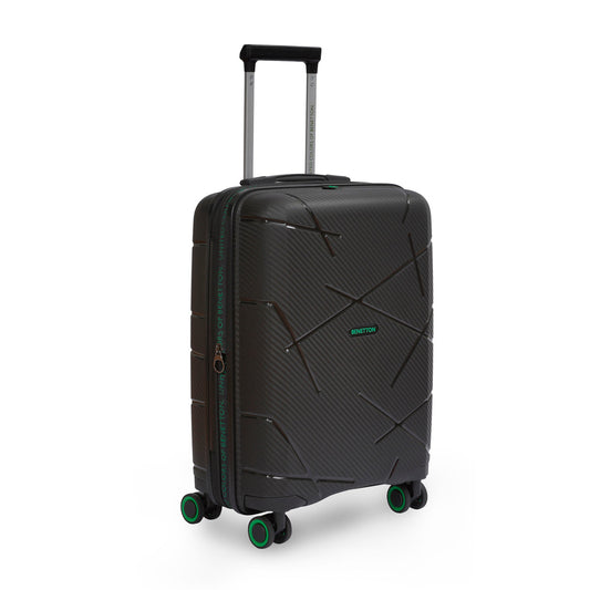 United Colors of Benetton Moonstone Hard Luggage Black