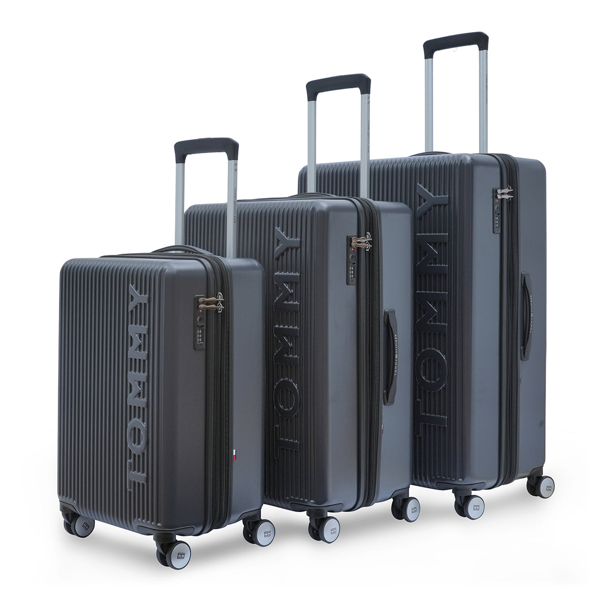 Tommy Hilfiger Empire X Unisex Hard Luggage-Grey