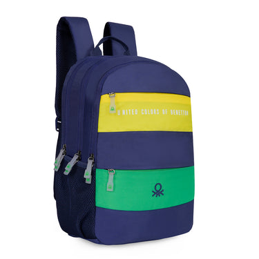 United Colors of Benetton Belluno Laptop Backpack Navy
