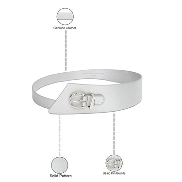 United Colors of Benetton Rui Women's Non Reversible Belt Sliver