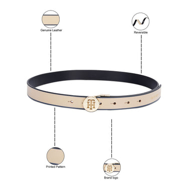 Tommy Hilfiger Aera Women's Reversible Belt Baige