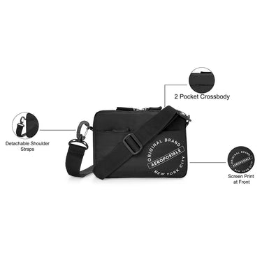 Aeropostale Aaron Crossbody Black