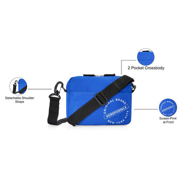 Aeropostale Aaron Crossbody Blue