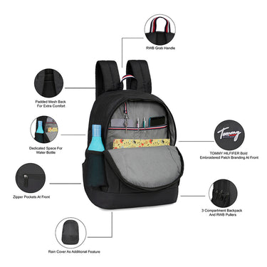 Tommy Hilfiger Utopia Back to School Backpack Black