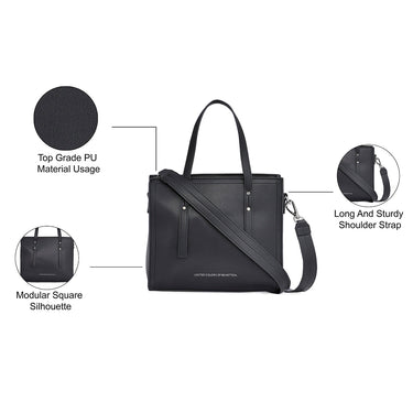 United Colors of Benetton Cleara Mini Satchel Black